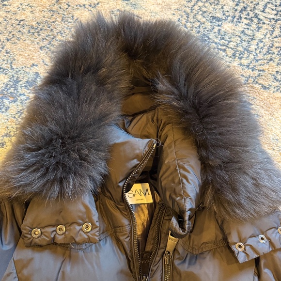 SAM. Detachable Fur Hood Jetset Puffer Jacket - Picture 6 of 14